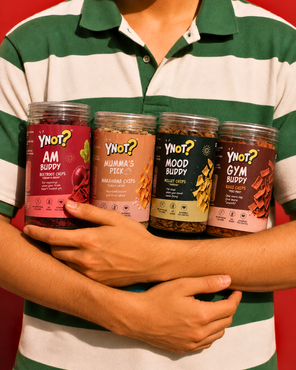 YNOT? Munch Box | Pack Of 4